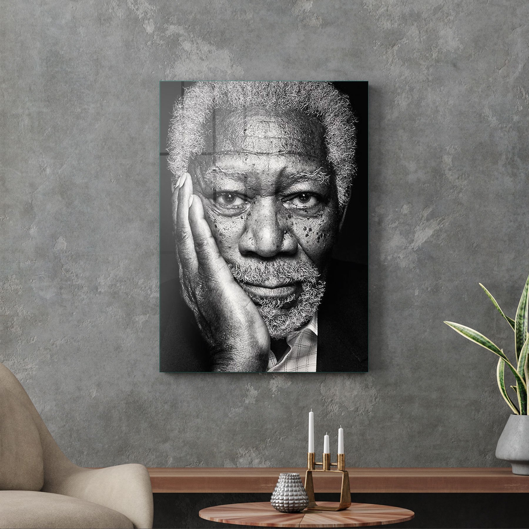 Picture of Decovetro Cam Tablo Morgan Freeman 30x40 cm