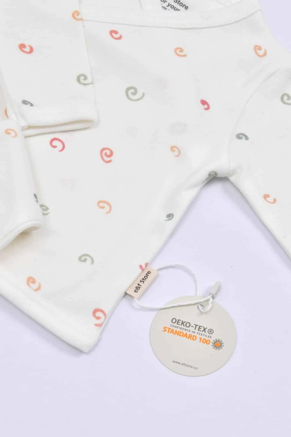 Picture of İkinci Şans - 5’li Yenidoğan Hastane Çıkışı Seti - Doğal Pamuklu - Soyut Desenli