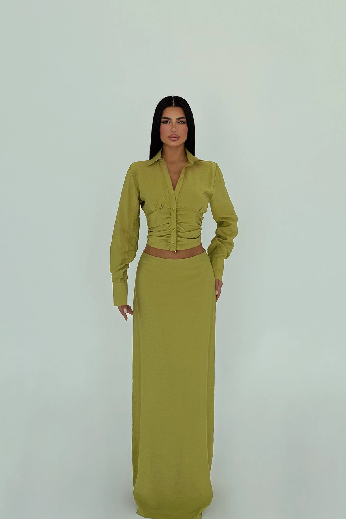 Picture of Oil Green Liana Bottom Top Set