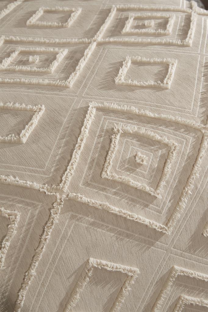 Picture of Çeyiz Diyarı Samira 2 Parça Tek Kişilik Pike Takımı Bej