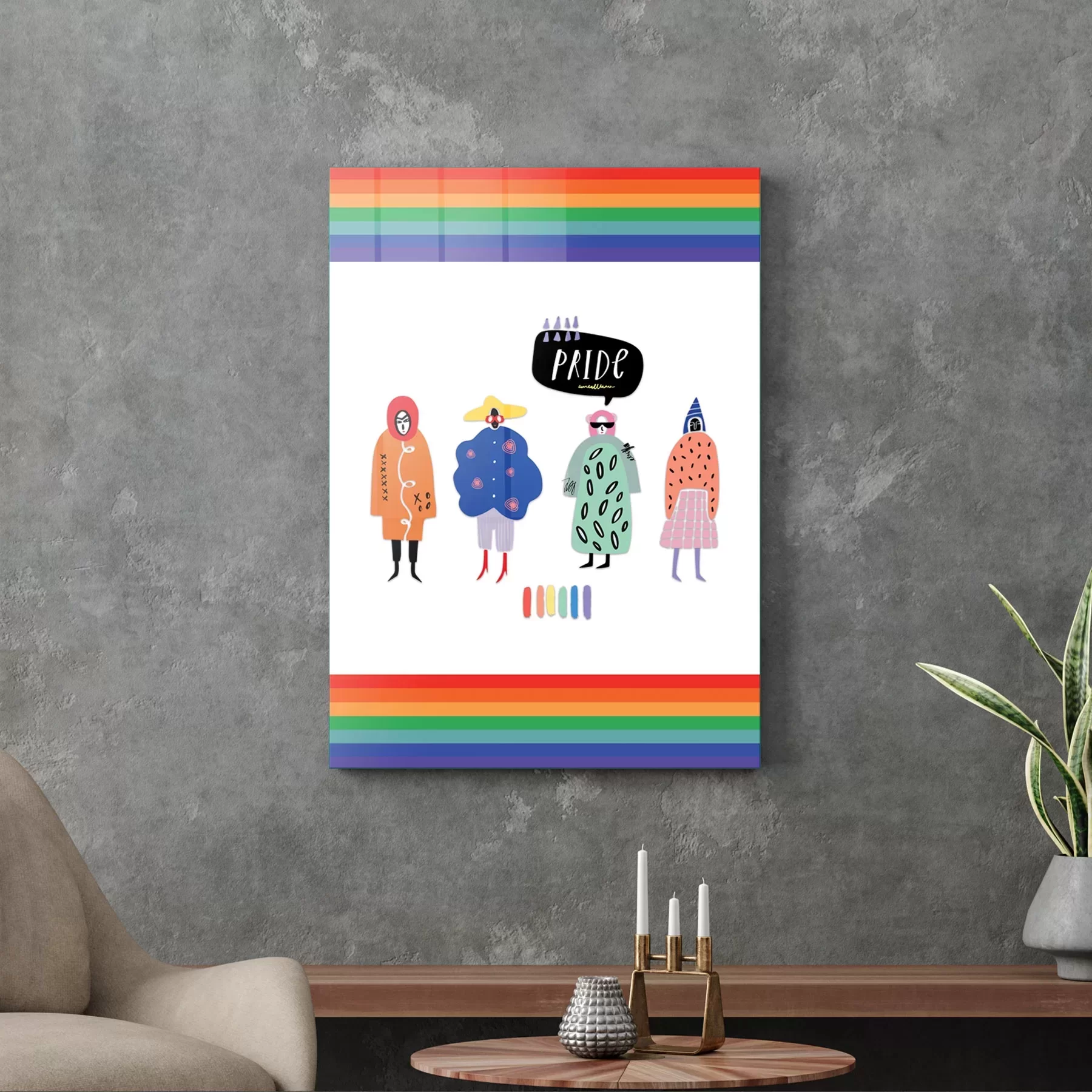 Picture of Decovetro Cam Tablo Pride 30x40 cm