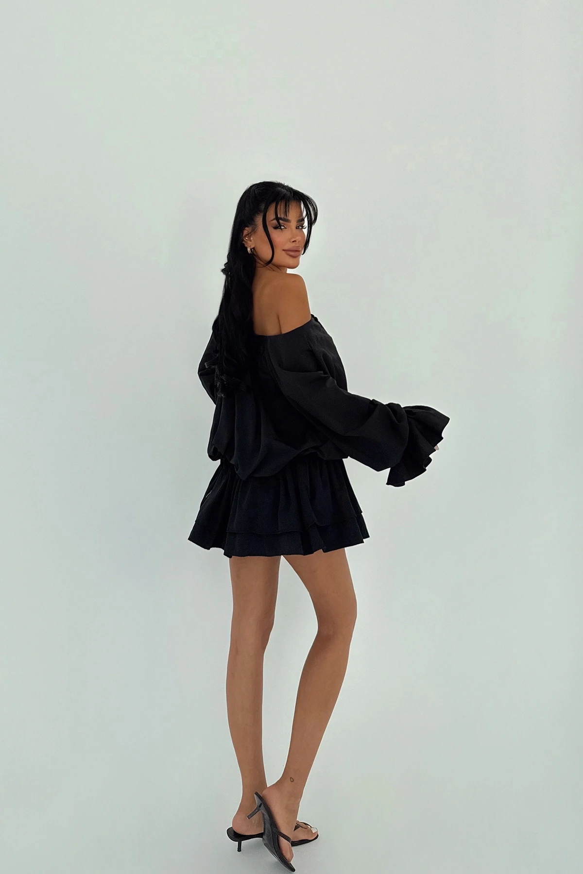 Picture of Black Darcie Mini Dress