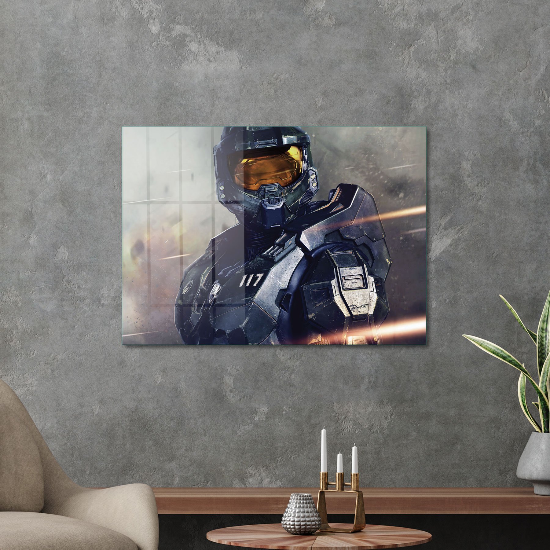 Picture of Decovetro Cam Tablo Halo 50x70 cm