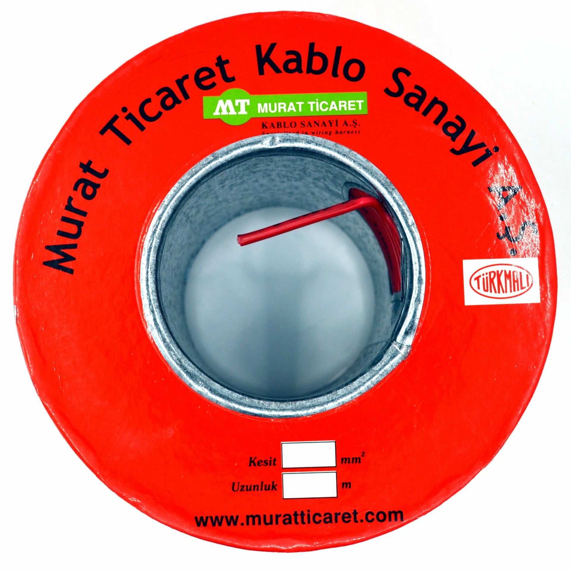 Picture of 50 Metre 5mm² Kırmızı Bakır Kablo Kalaylı Nyaf Tekne Oto Karavan Elektrik Tesisat Kablosu Top