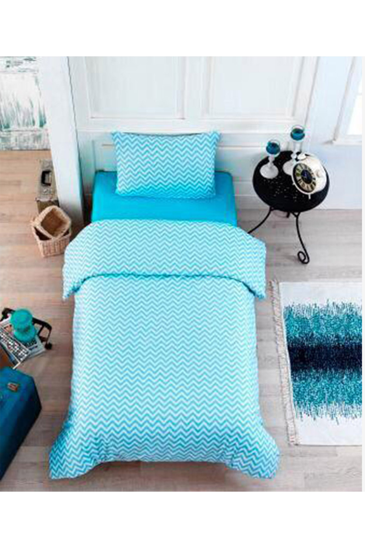 Picture of Çeyiz Diyarı Çift Kişilik Zigzag Nevresim Takımı