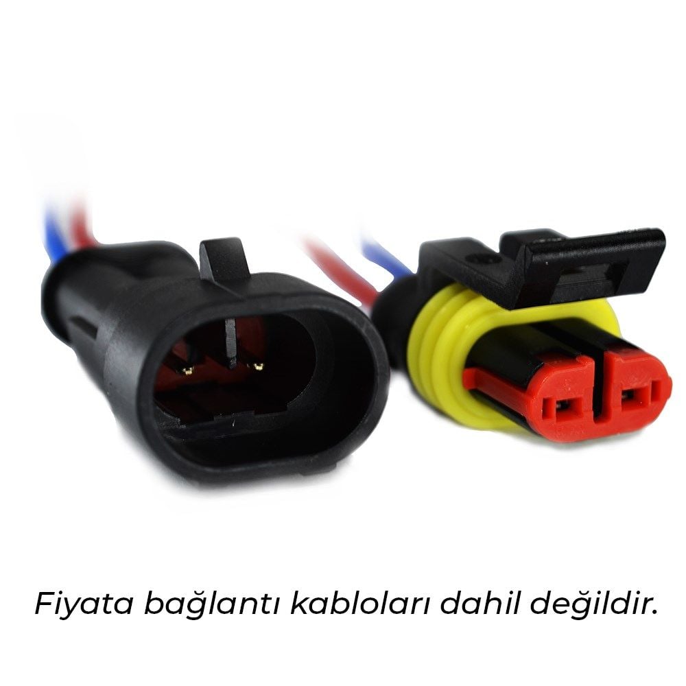Picture of 1 Takım 2 Fişli Demonte Süper Seal Erkek Dişi Elektrik Bağlantı Soketi (MİN.SİPARİŞ ADEDİ 100) MT-07