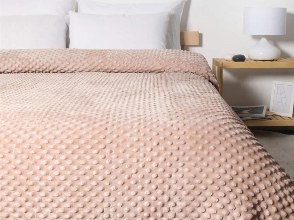 Picture of Pearl Tomurcuk Çift Kişilik Battaniye Vizon