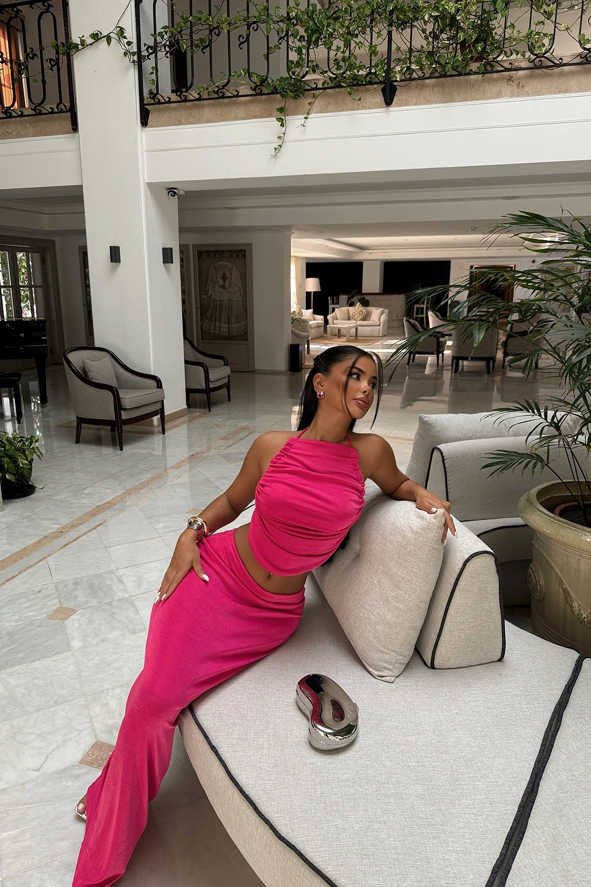 Picture of Fuchsia Skirt Suit