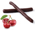 Picture of MILK CHOCOLATE COVERED SOUR CHERRY STICK 3Kg