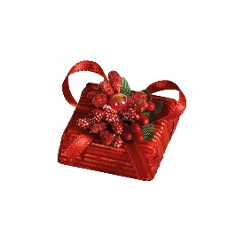 Picture of SQUARE - GIANDUJA FILLED MILK CHOCOLATE RED 1,8Kg