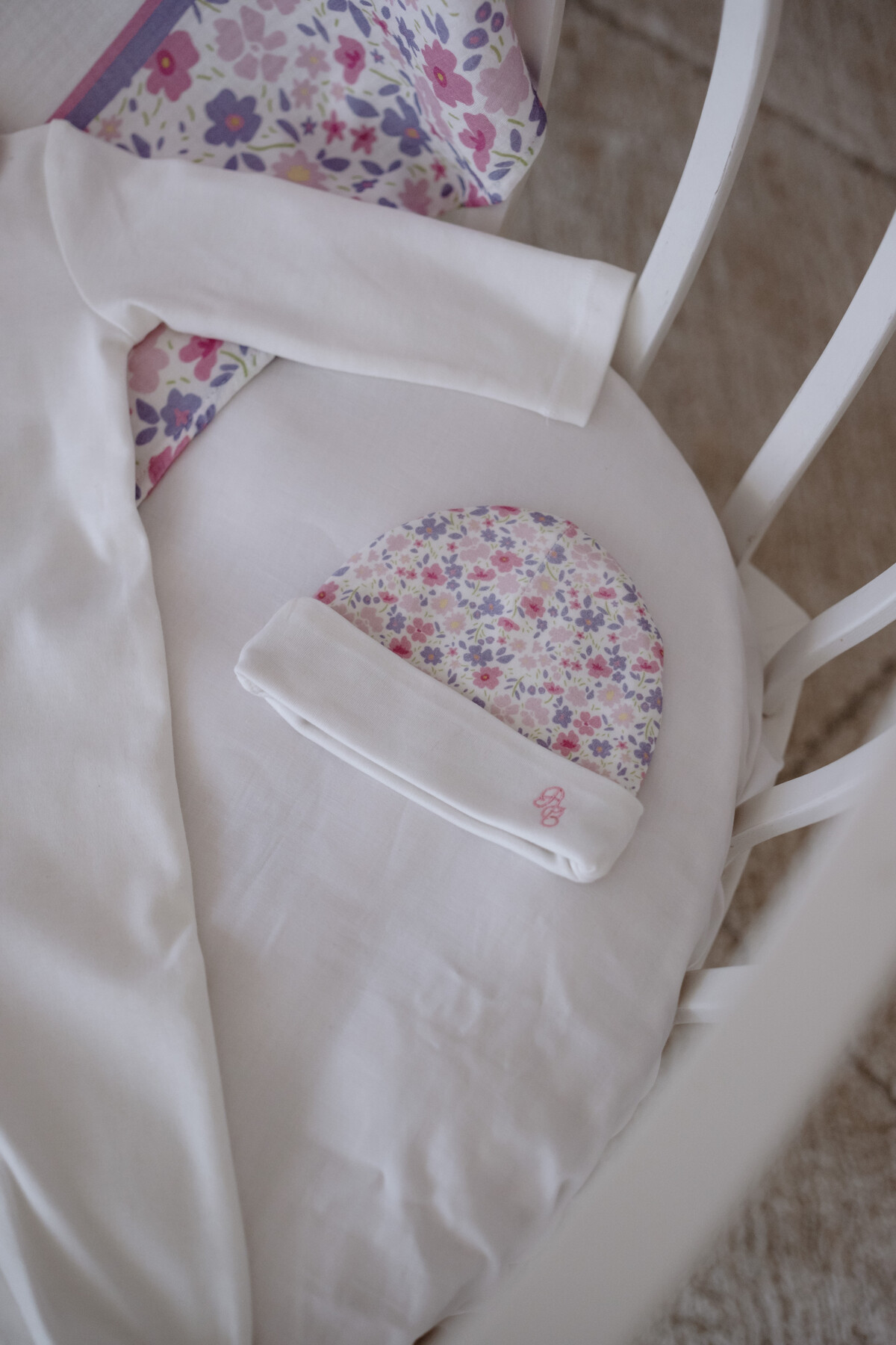 Picture of 3'Lü Yenidoğan Seti - Minik Çiçekler / Pembe