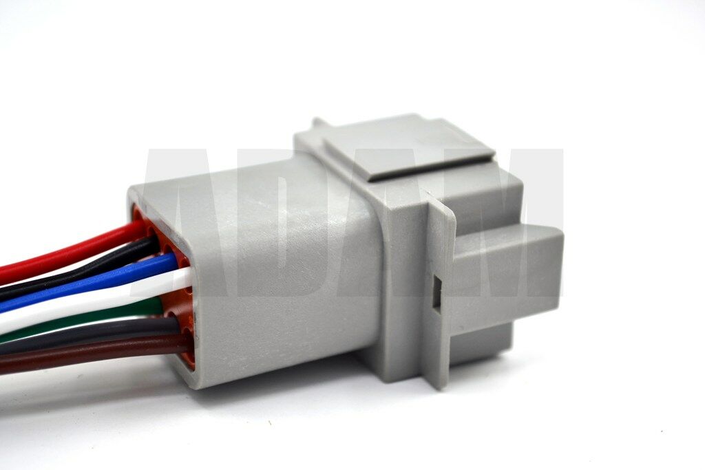 Picture of 8 Pin Kablolu Deutsch Soket Elektrik Bağlantı Konnektörü Soketi Dişi (Pinleri Erkektir)