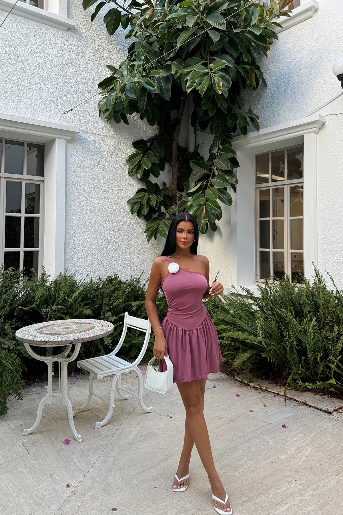 Picture of Dusty Rose Hesper Dress