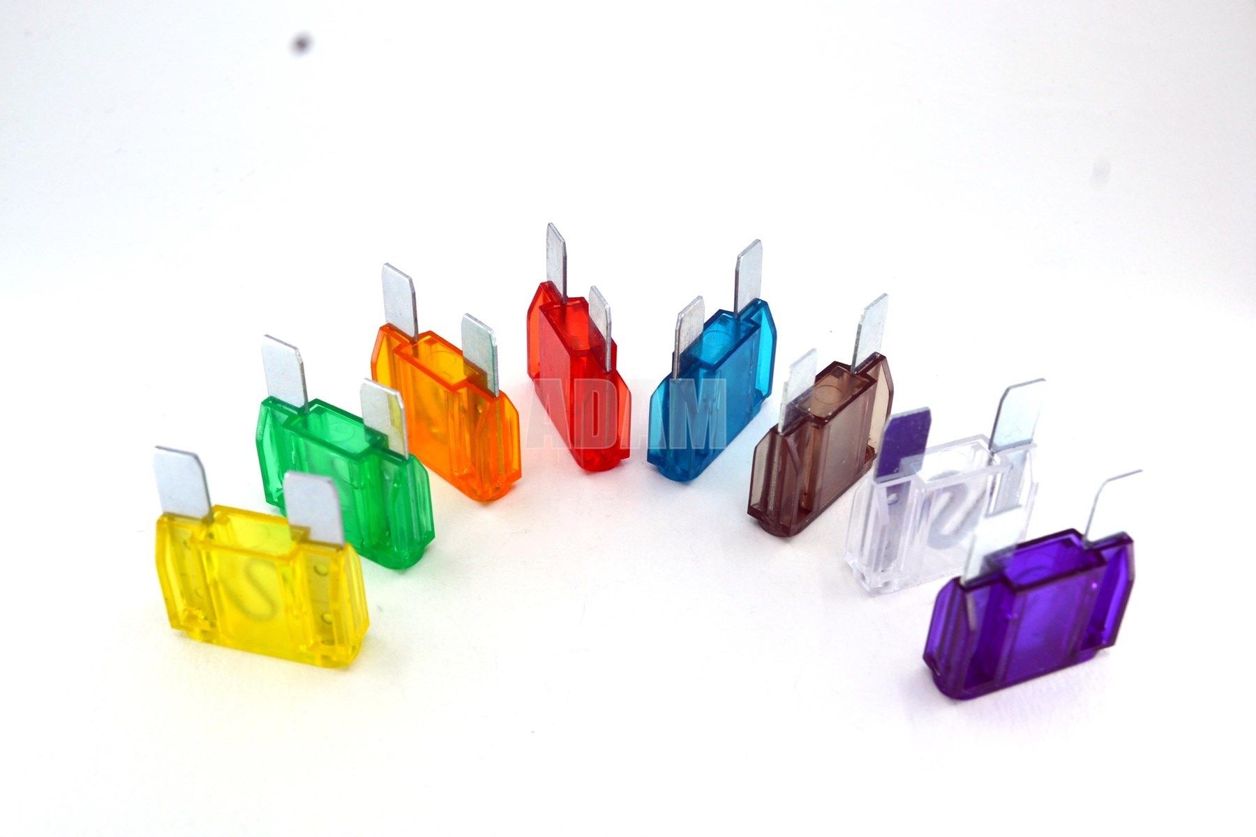 Picture of 100A Mor Şeffaf Büyük Maksi Bıçak Sigorta 100 Amper