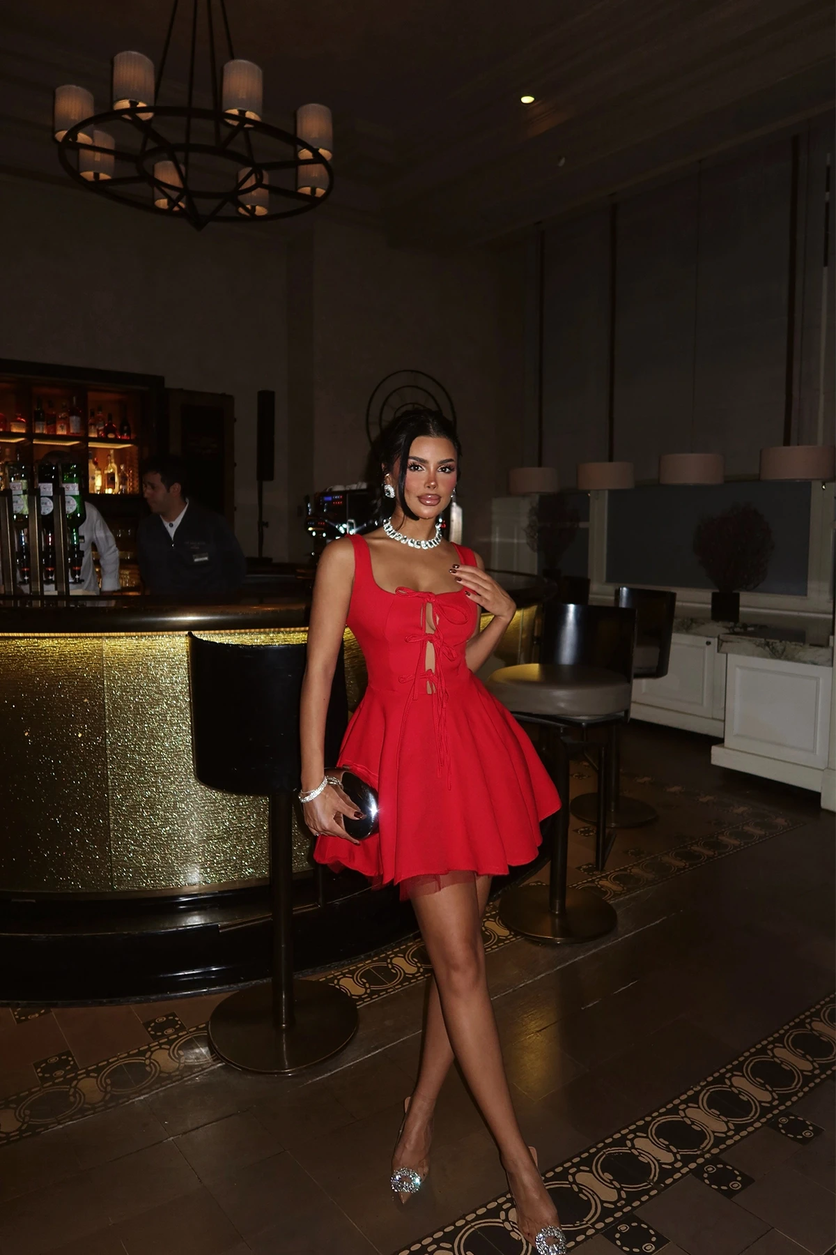 Picture of Red Melinai Dress