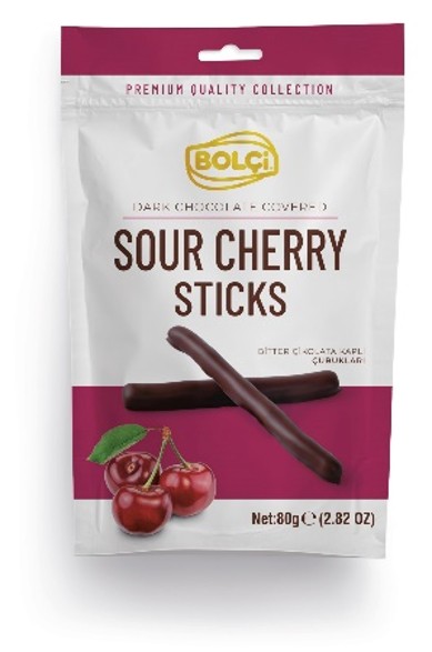 Picture of DARK CHOCOLATE COVERED CHERRY STICK 80g
