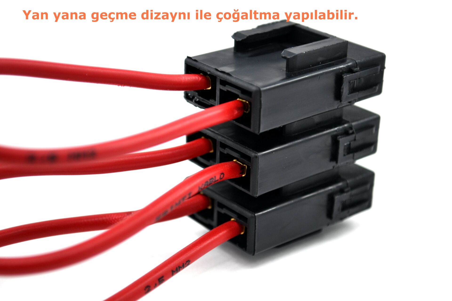 Picture of Standart Bıçak Sigorta Yuvası 2.5mm² 20cm Bakır Kablolu Kapaklı İç Mekan