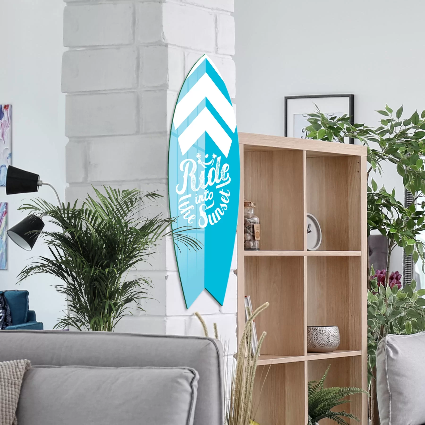 Picture of Decovetro ST 4036 Dekoratif Cam Sörf Tahtası 33x100 Cm