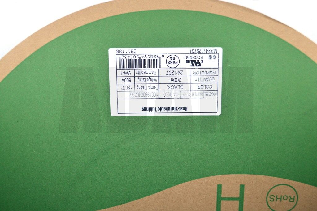 Picture of 200 Metre 4mm Siyah Isı İle Daralan Makaron Isıyla MT-M4S