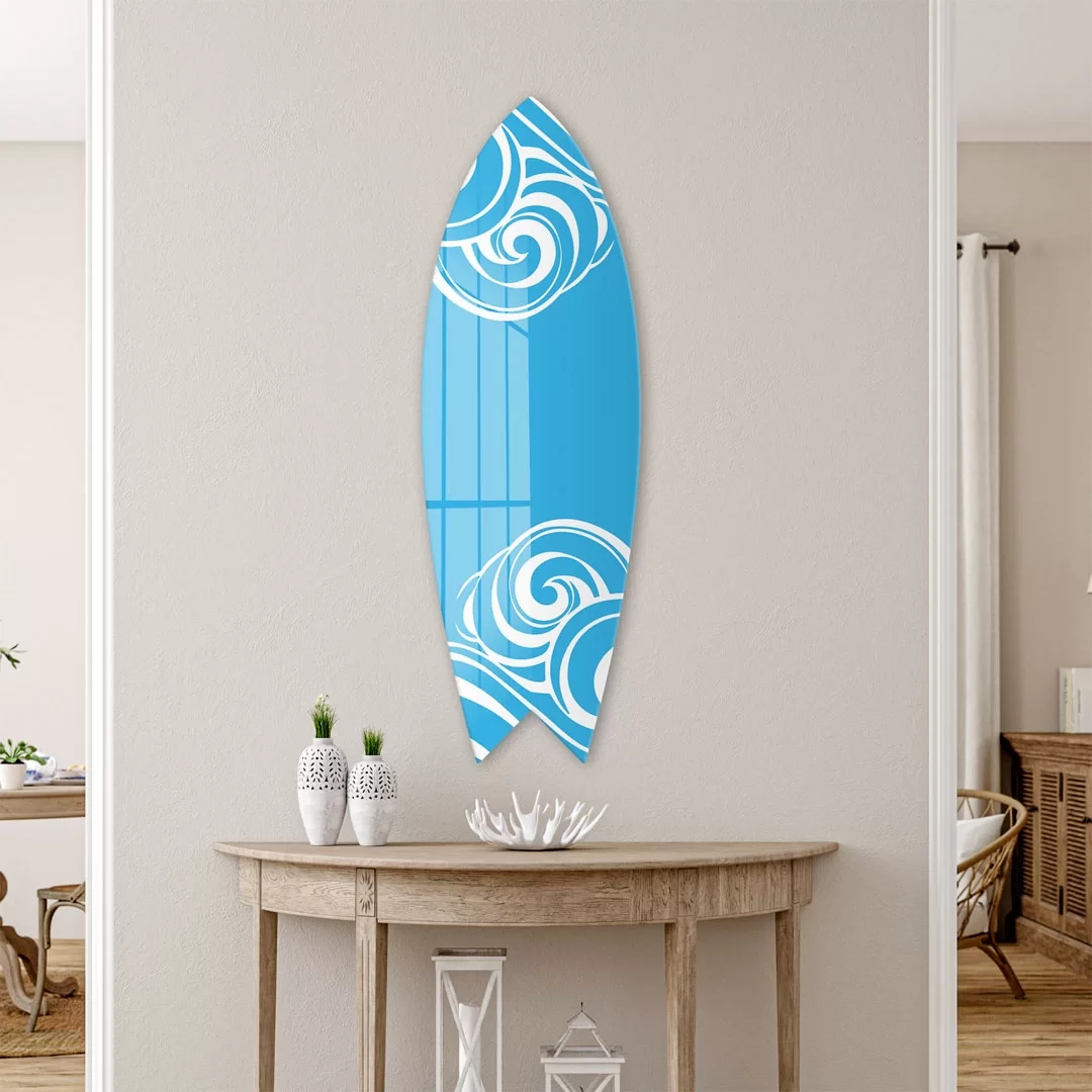 Picture of Decovetro ST 4077 Dekoratif Cam Sörf Tahtası 33x100 Cm