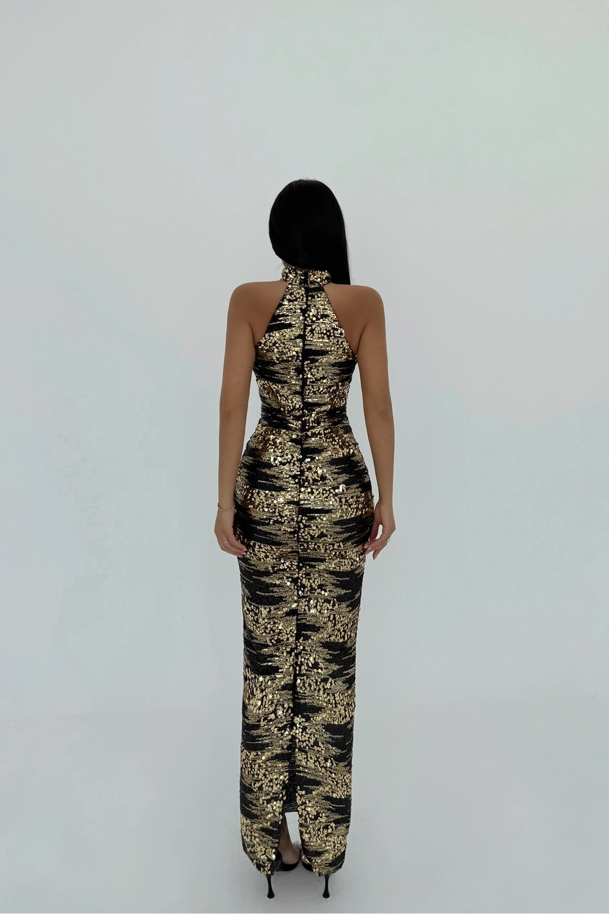 Picture of Yellow Shion Sequined Dress