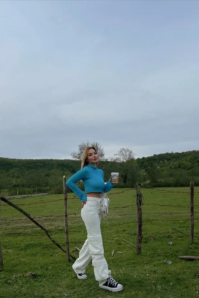 Picture of White Cargo Pocket Jean