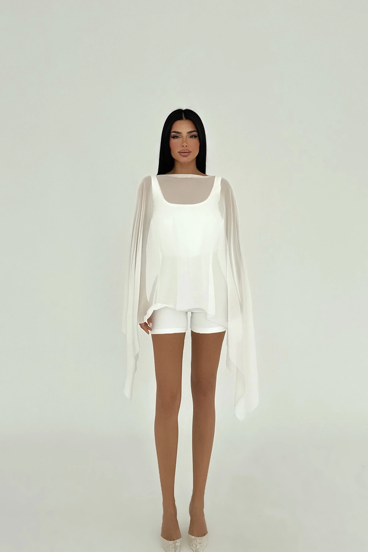 Picture of White Basic Jumpsuit