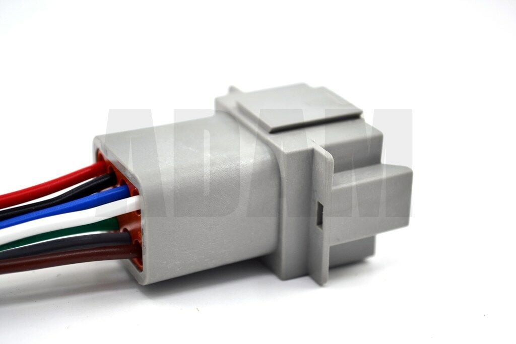 Picture of 8 Pin Kablolu Deutsch Soket Elektrik Bağlantı Konnektörü Soketi Dişi (Pinleri Erkektir)