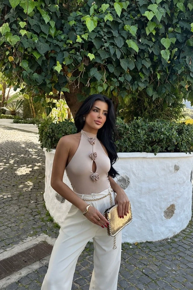 Picture of Beige Isla Bodysuit