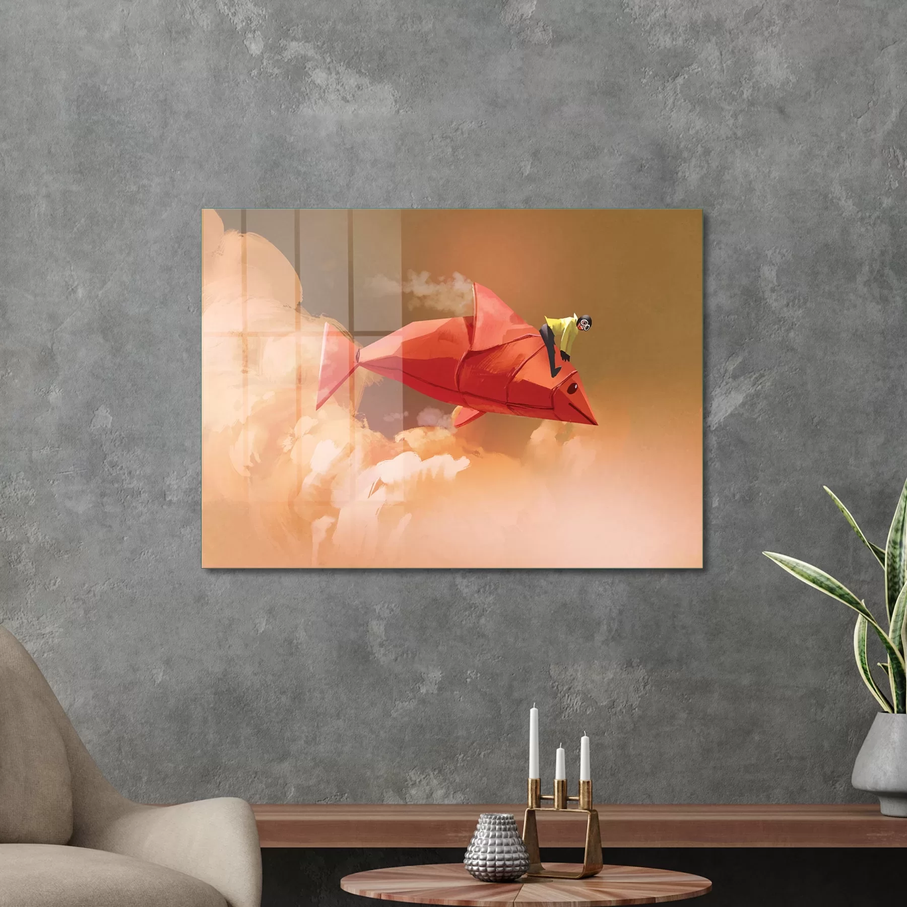 Picture of Decovetro Cam Tablo Flying Dreams 70x100 cm
