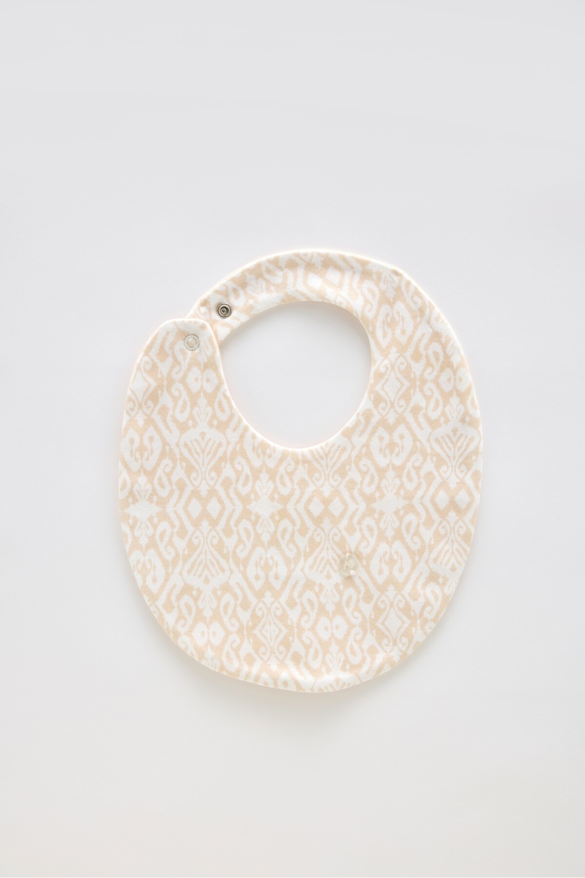 Picture of Yenidoğan Önlük & Şapka Seti - İkat / Bej