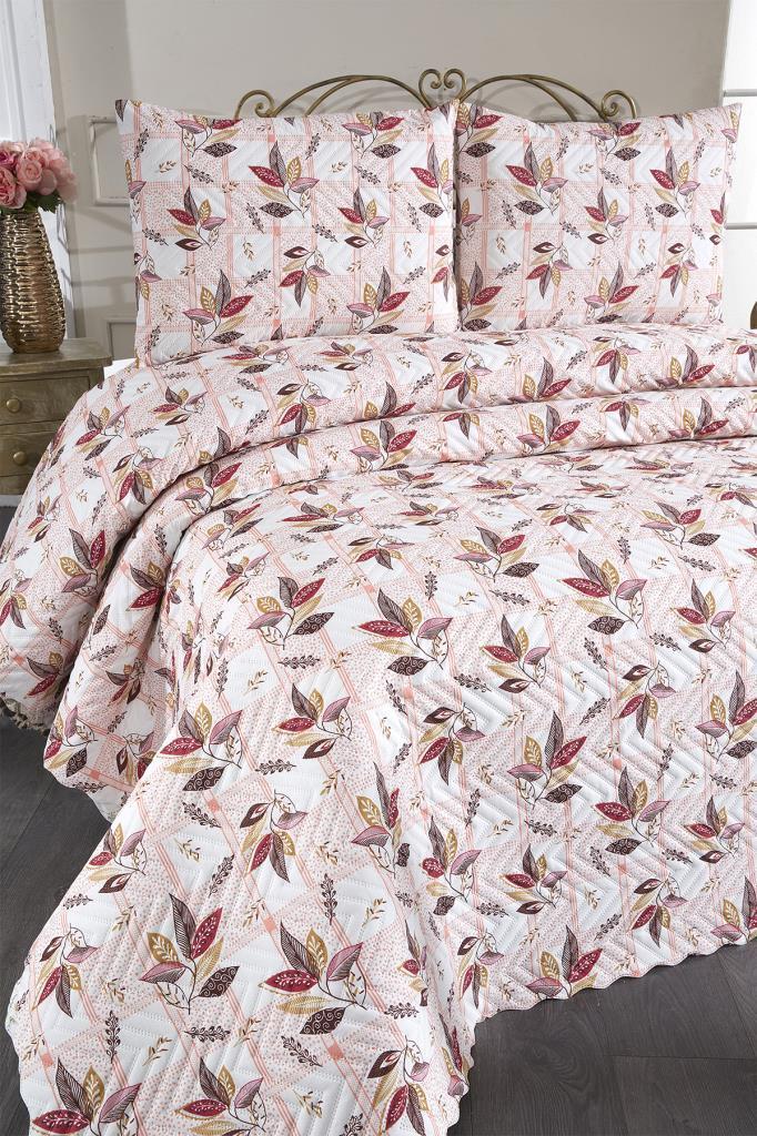 Picture of Ultrasonik Kapitoneli Zambak Çift Kişilik Yatak Örtüsü