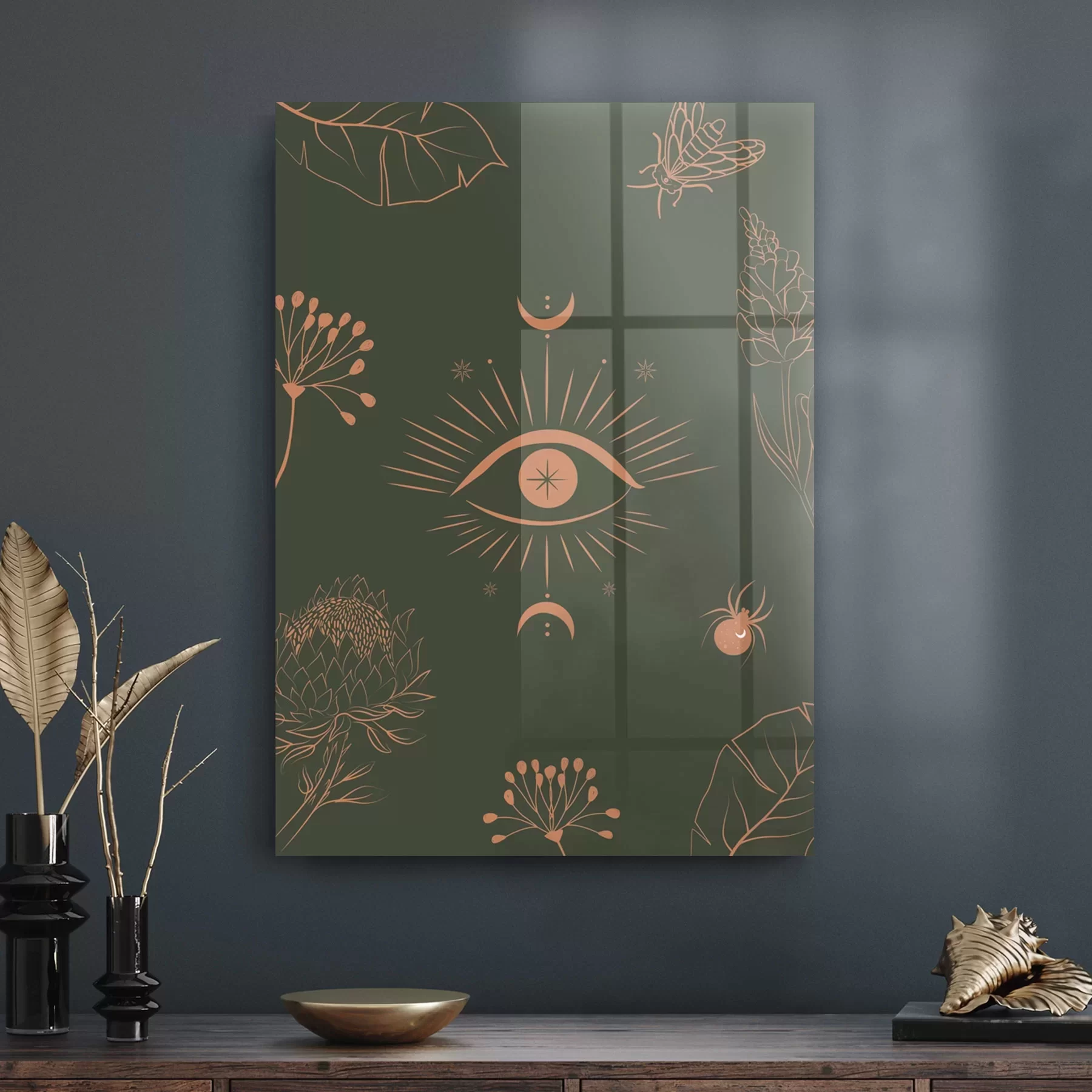 Picture of Decovetro Cam Tablo Dark Eye 30x40 cm