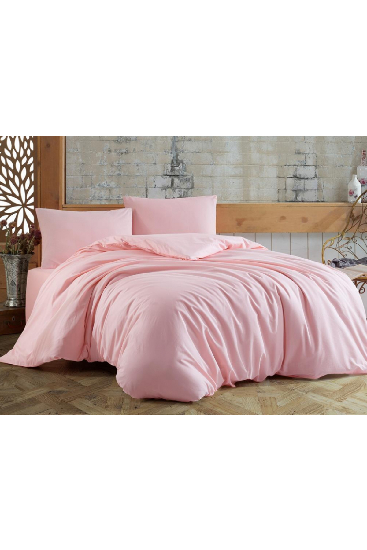 Picture of Çeyiz Diyarı Almond Çift Kişilik Nevresim Takımı Pembe