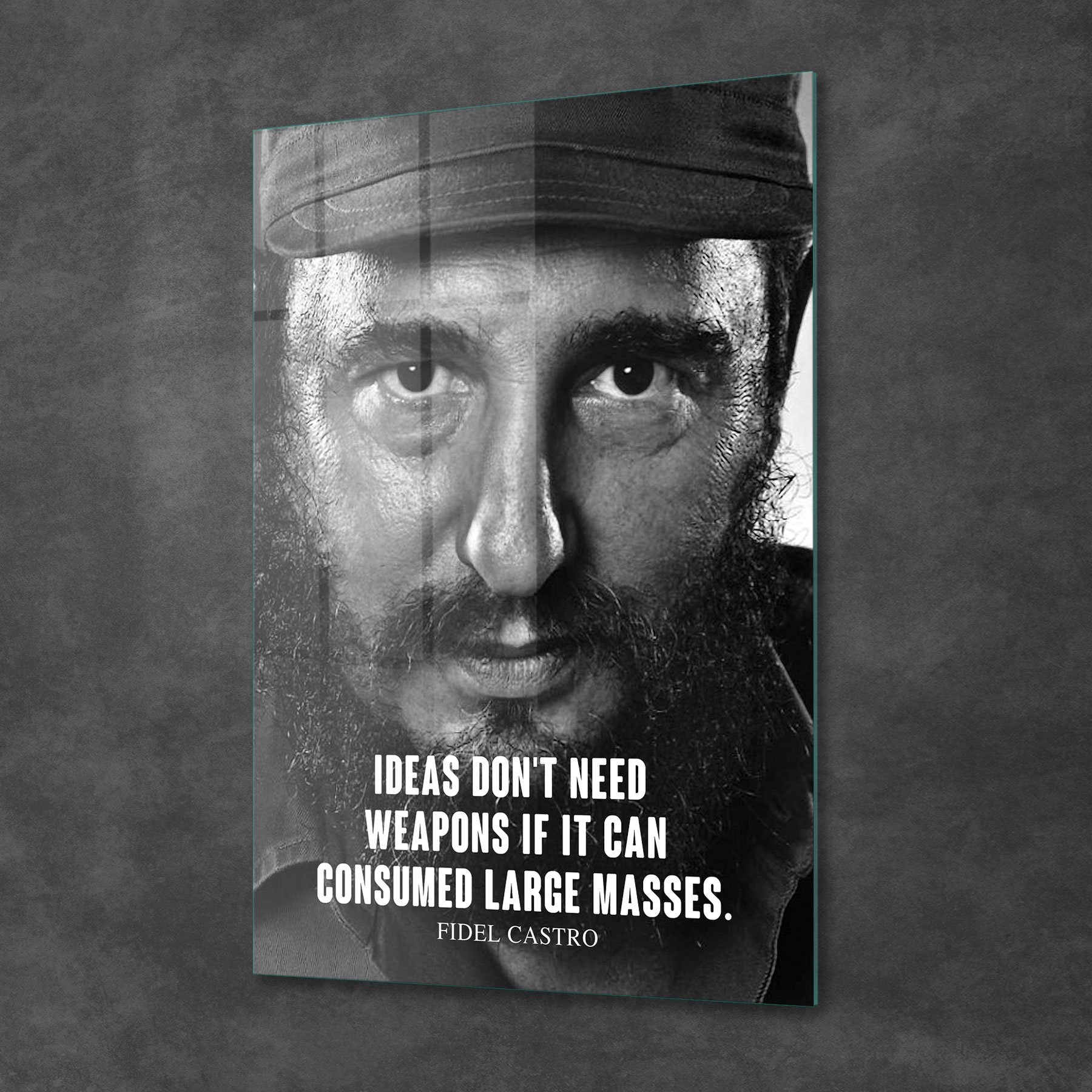 Picture of Decovetro Cam Tablo Fidel Castro 30x40 cm