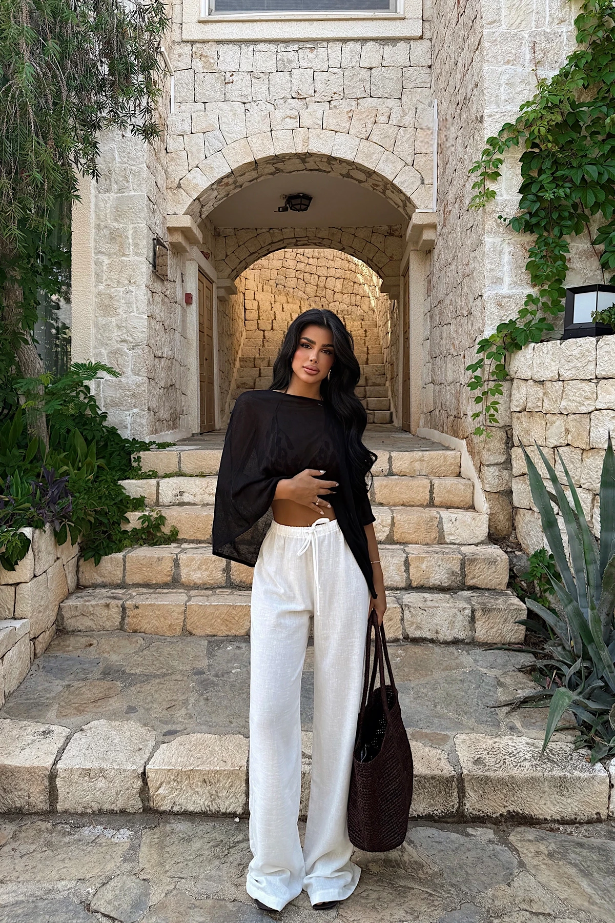 Picture of White Tied Trousers