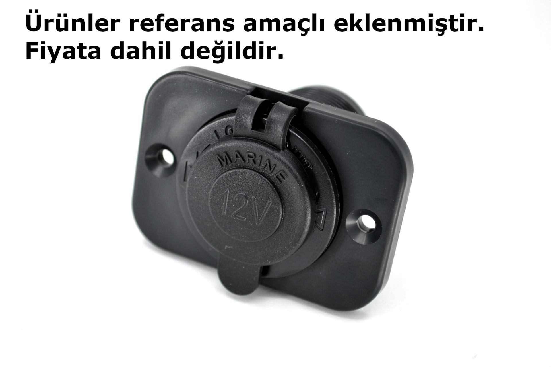 Picture of 1 Yuvarlak Delikli Pano Montaj Port Plastik Yuva Çakmak USB Panel MT-SK61