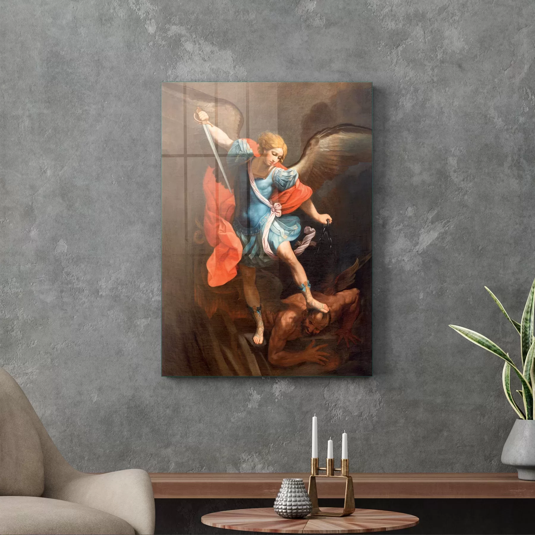 Picture of Decovetro Cam Tablo Aesthetic Middle Era Warrior 30x40 cm