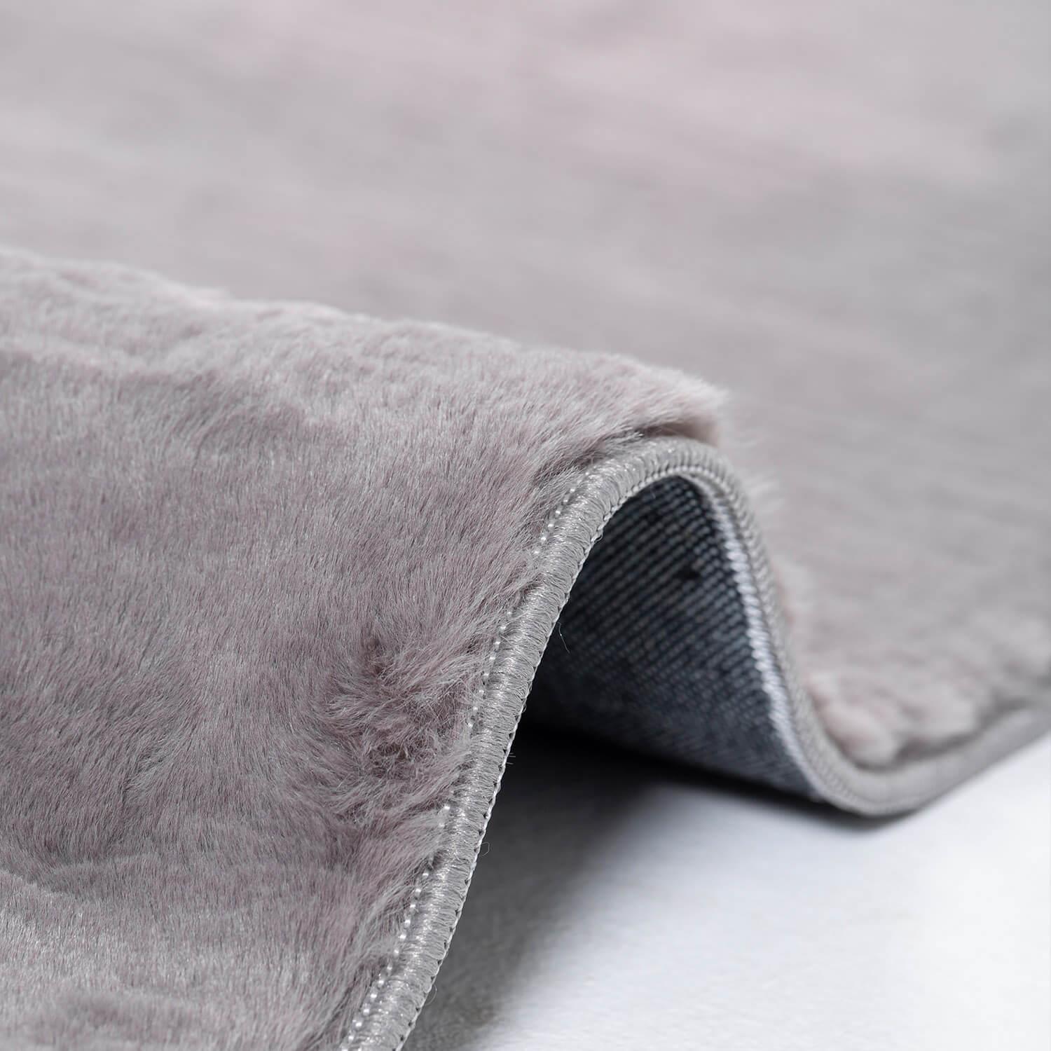 Picture of Jassrug Soft Tavşan Tüyü Kürk Halı 160x230 Antrasit