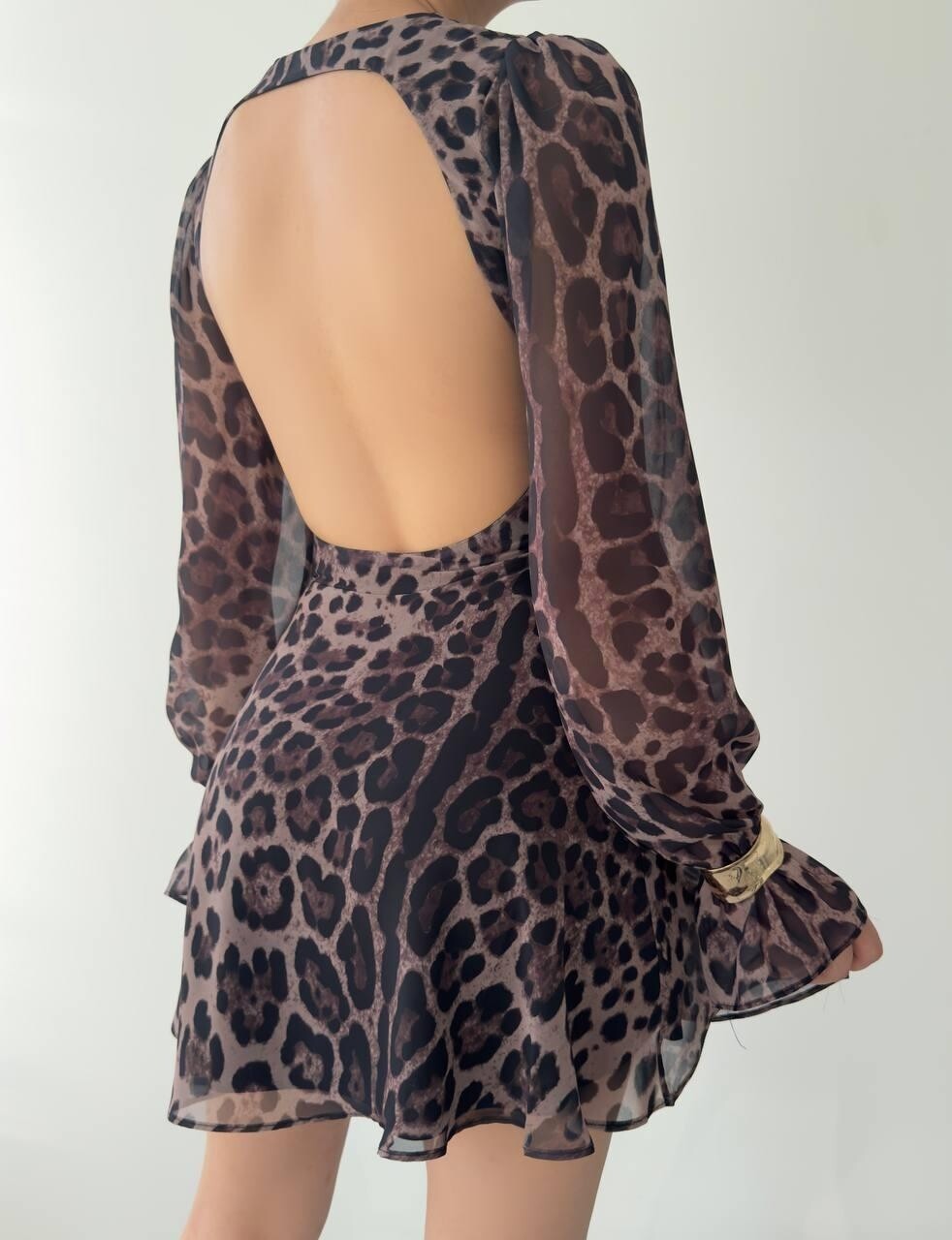 Picture of Kesa Sırt Dekolteli Elbise