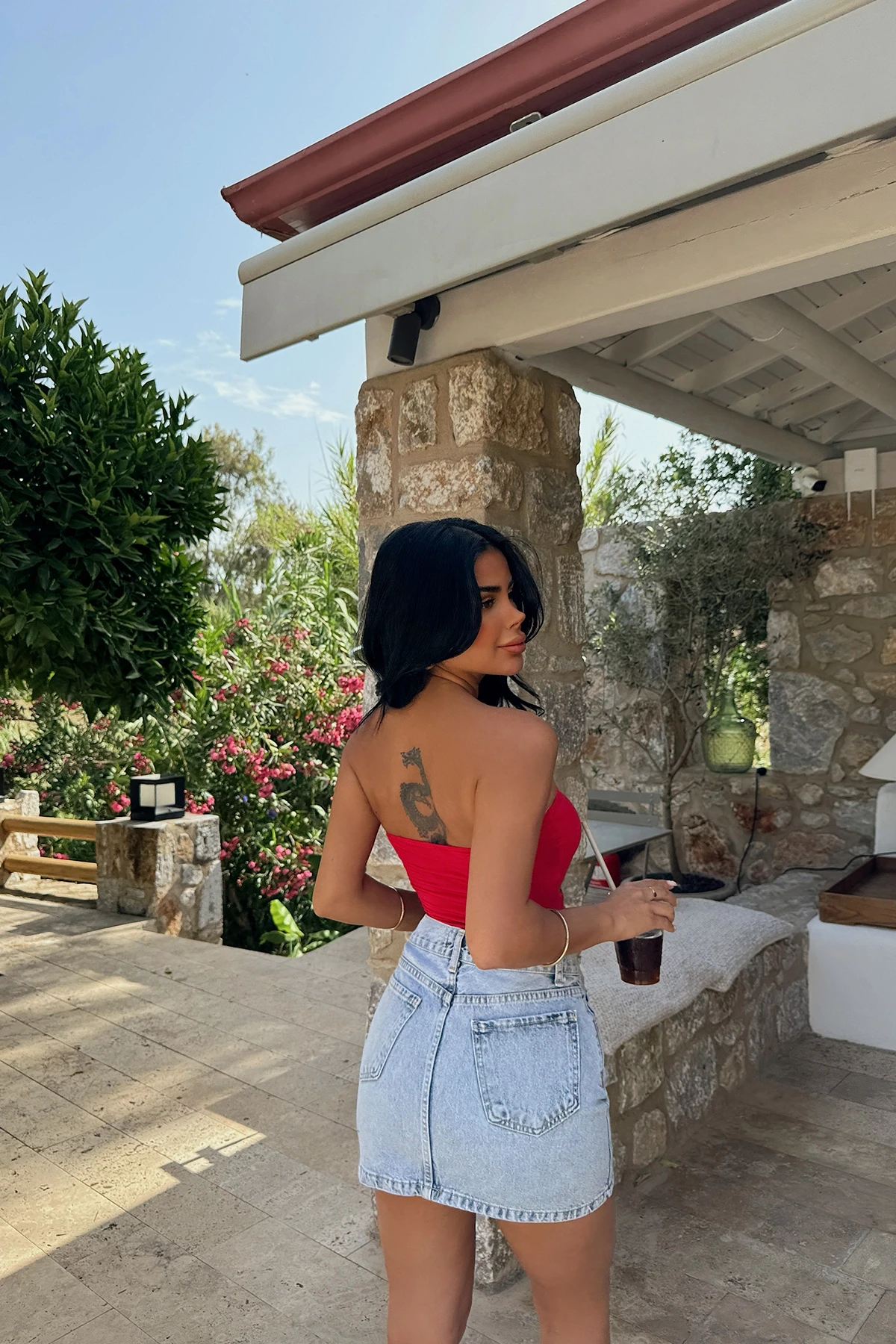 Picture of Red Window Detail Bodysuit