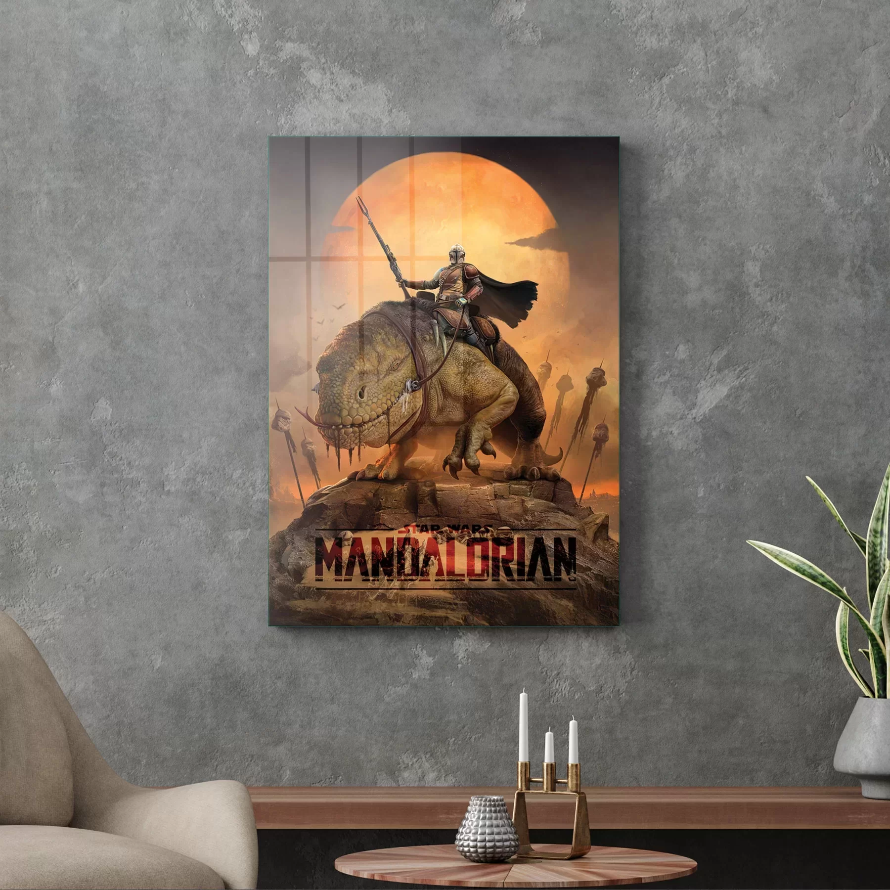 Picture of Decovetro Cam Tablo Star Wars Mandalorian Season 70x100 cm