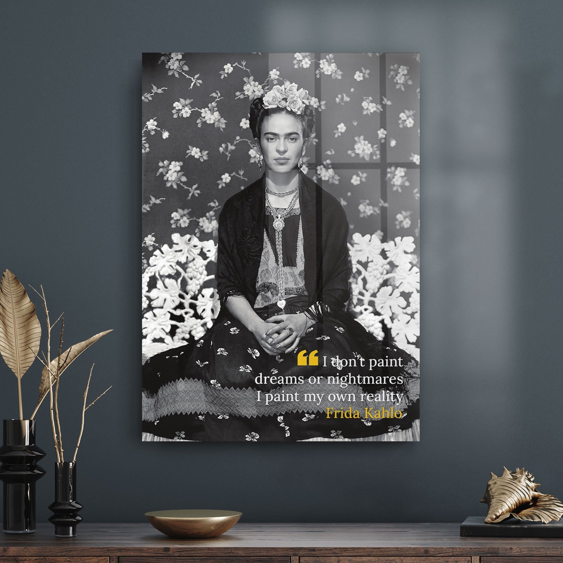 Picture of Decovetro Cam Tablo Frida Kahlo 30x40 cm