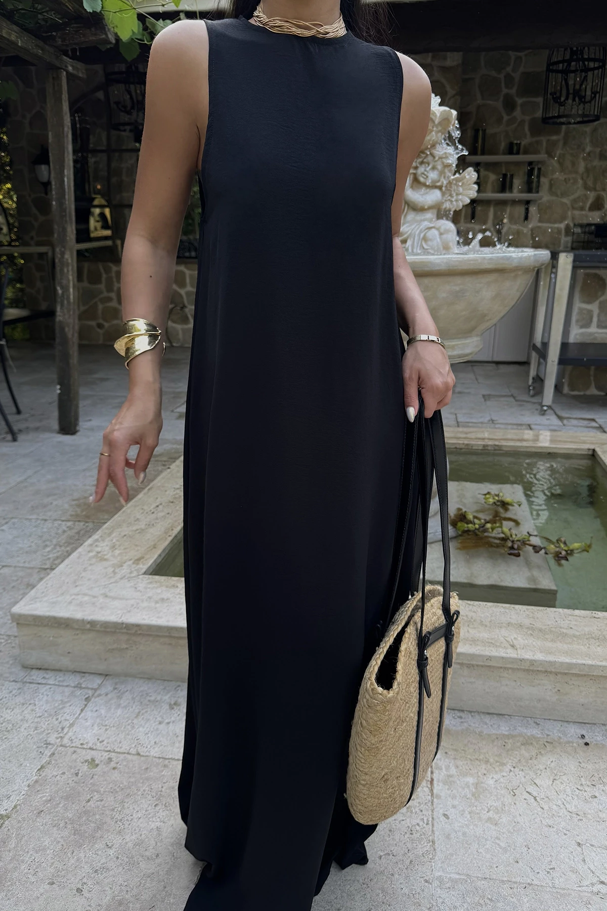 Picture of Black Ilona Long Dress