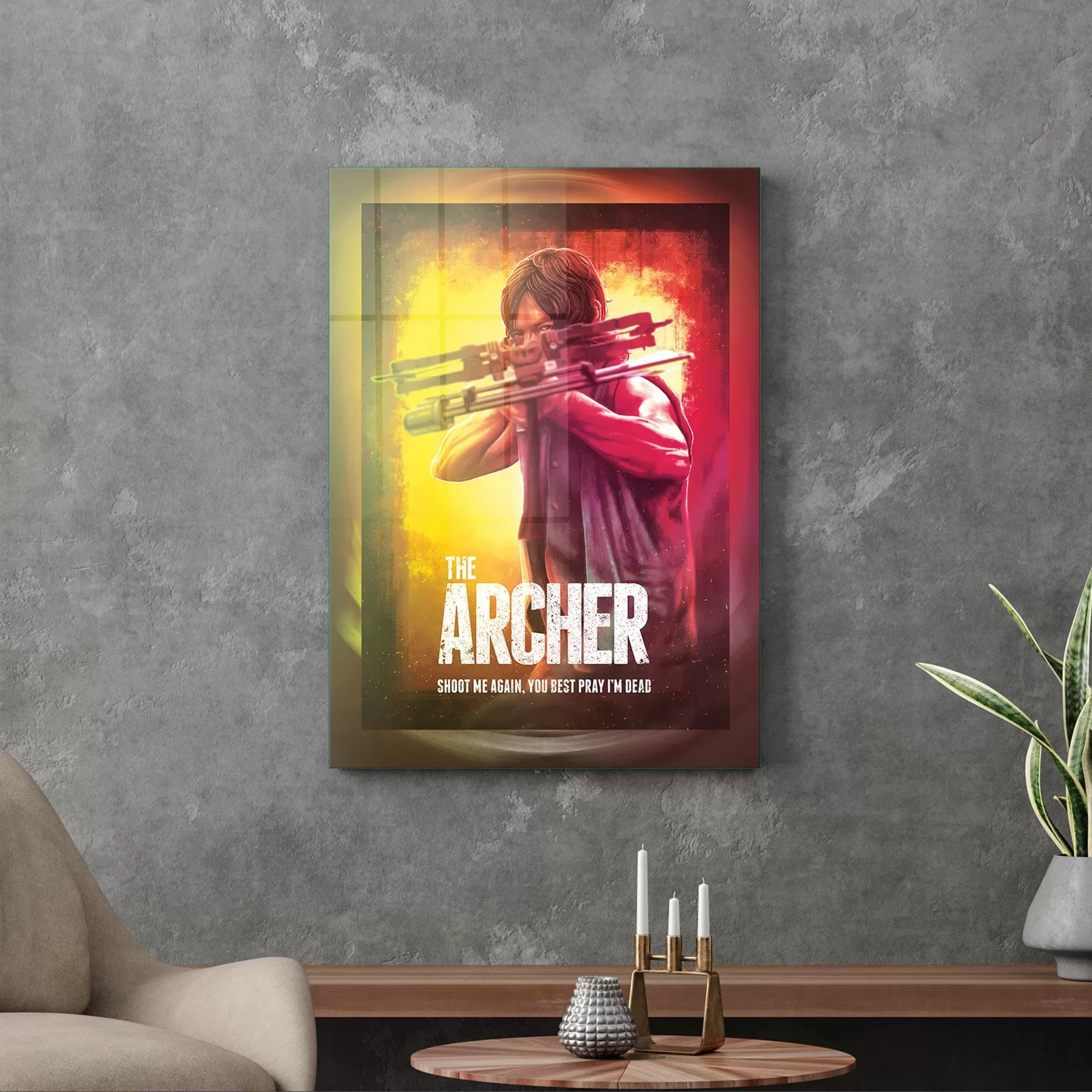 Picture of Decovetro Cam Tablo Walking Dead The Archer 70x100 cm