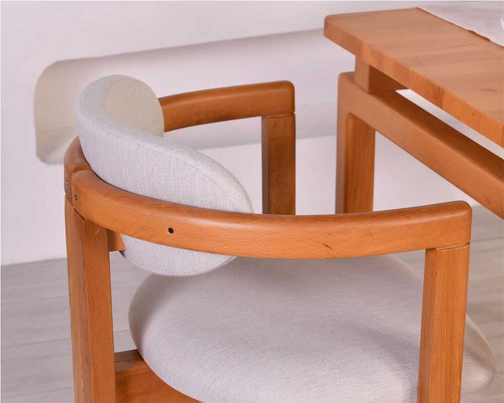 Picture of Cheri i̇skandinav Sırt Minderli Ahşap Sandalye