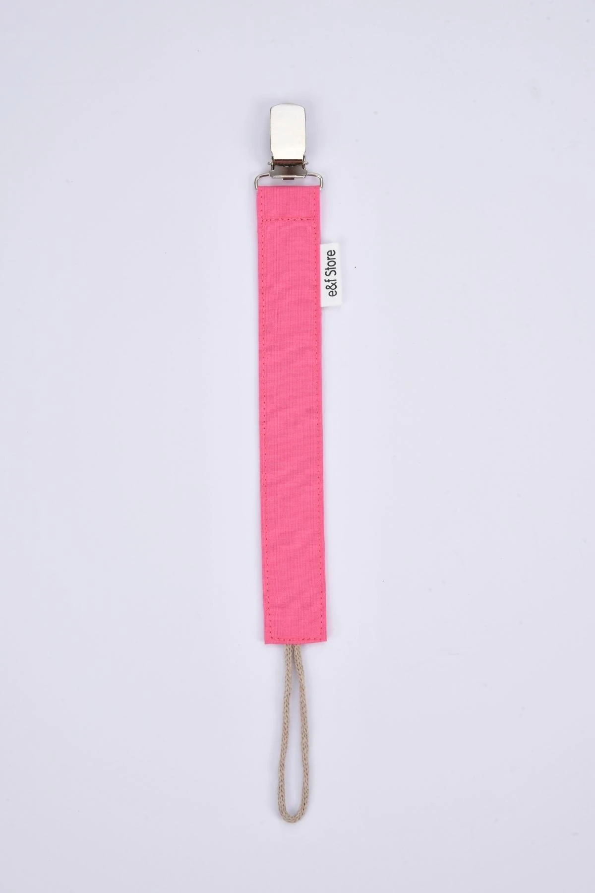 Picture of İkinci Şans - Pamuk Kumaşlı Emzik Zinciri – Fuşya