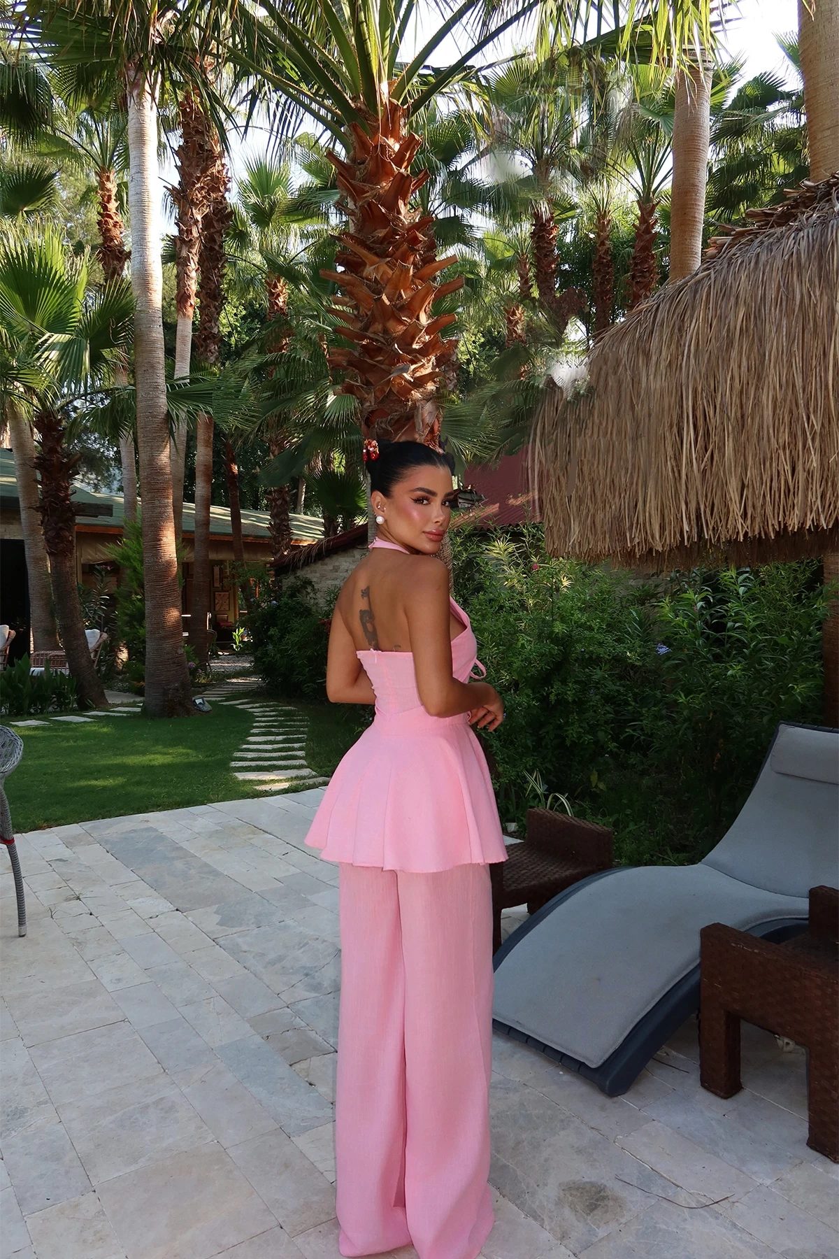 Picture of Pink Trouser Suit