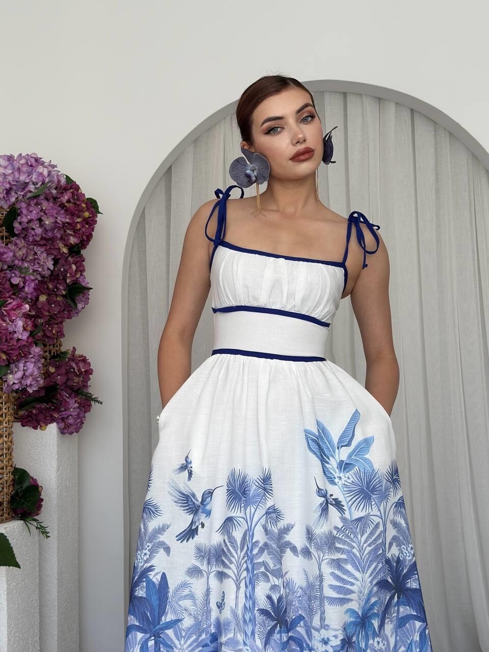 Picture of Rewe Cep Detaylı Elbise