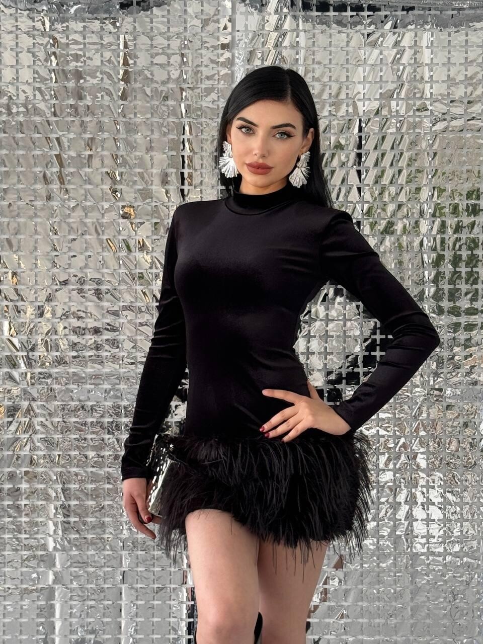 Picture of Sian Tüylü Elbise